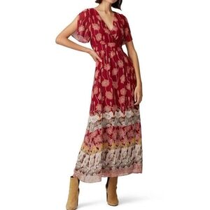 Madewell Maxi Dress in Tall Sunflowers size 4